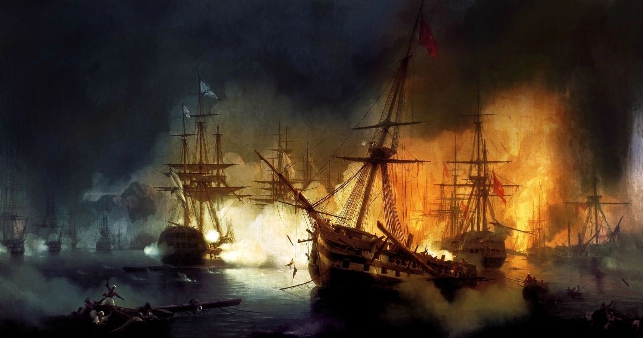Cortez burning of the ships, July 1519