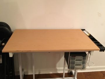 Artist Drafting Table on wheels for sale