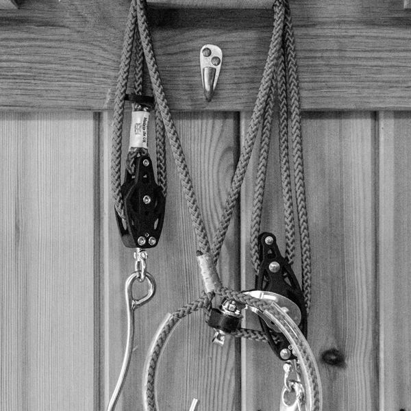 EquiJack hanging in a tack room