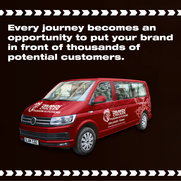 Home delivery vehicle graphics