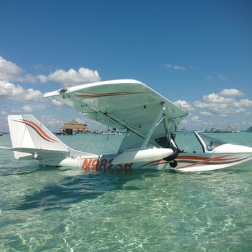 fly the beach  seaplane 99 intro flight