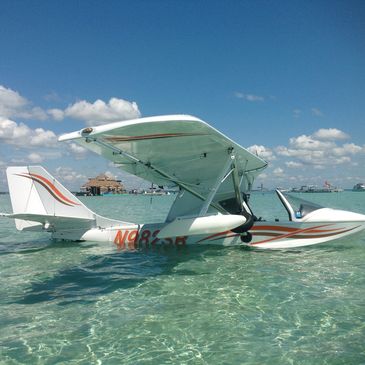 Seaplane on Crab Island