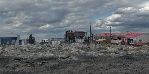 Burn damage in Gregory after the Mill Fire.