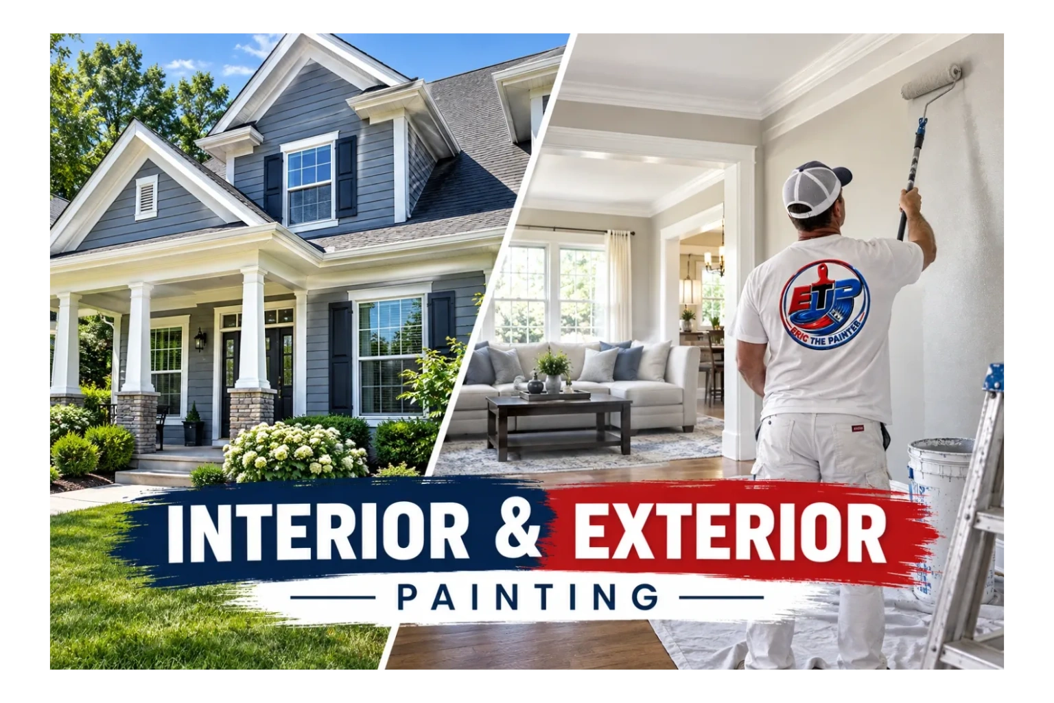 eric the Painter is painting the interior and exterior of home in the akron , ohio area