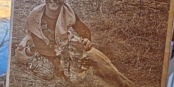Custom Engraved Wooden Photograph