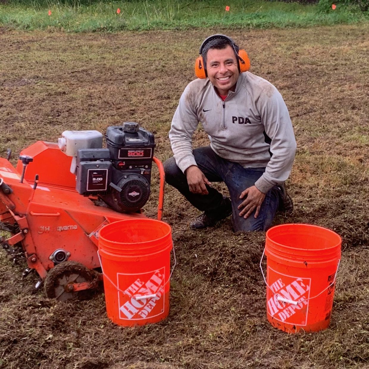 ross olsen, owner of ross olsen landscaping