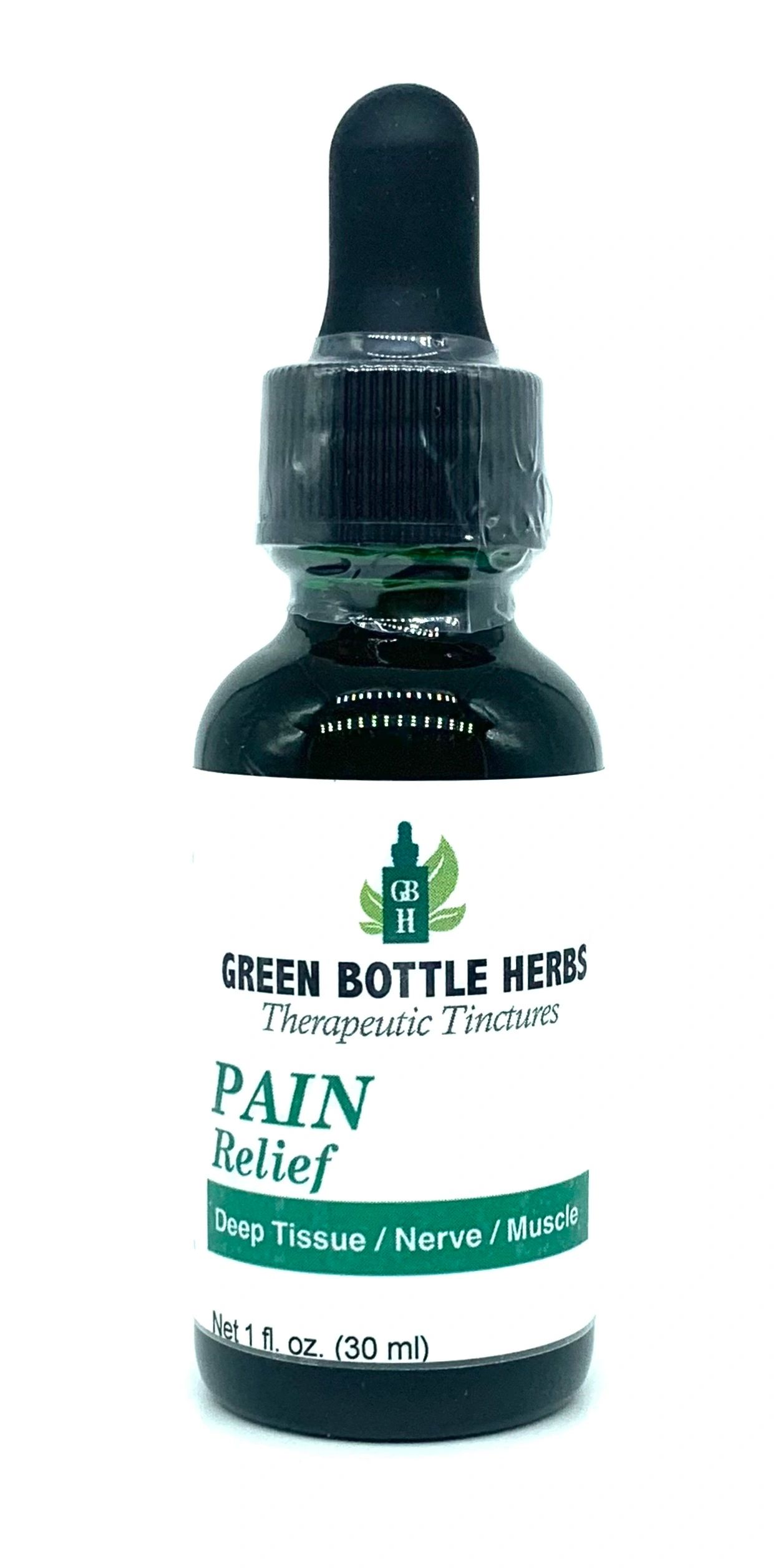 Green Bottle Herbs Organic Essential Oil - Pain Away - I Am A Clean Eater