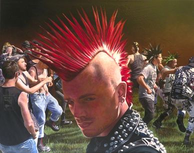 "Camden" 
Acrylic on Canvas, 16"x 20". Year: 2024