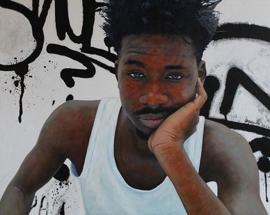 Freedom! Equality!
Acrylic on canvas, 16" × 20" (2020)