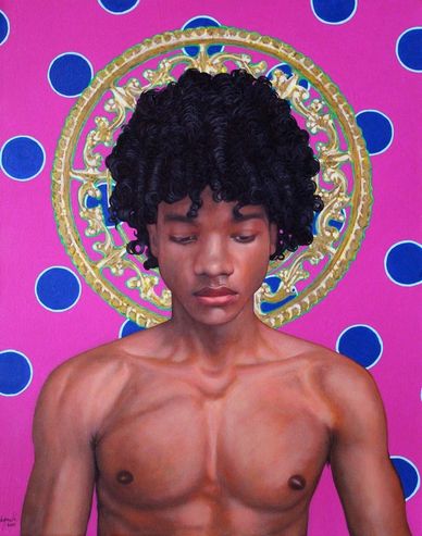 The Son of Man
Acrylic on canvas, 16" × 20" (2021)