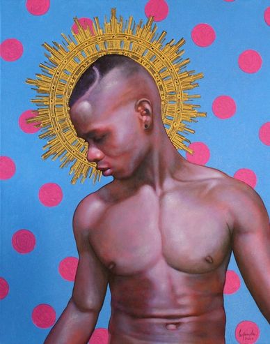 Jesus Christ
Acrylic on canvas, 16" × 20" (2020)