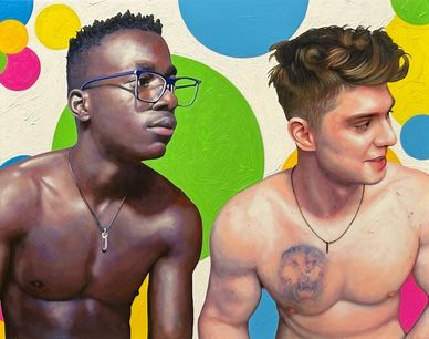 Embracing Differences
Acrylic on canvas, 16" × 20" (2024)