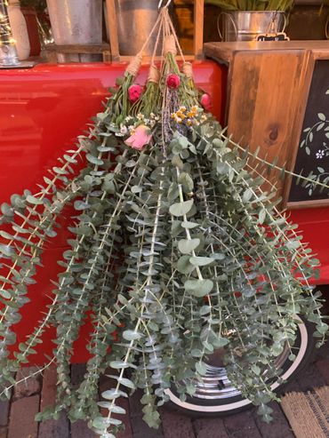 Our handcrafted fresh Eucalyptus Shower Bundles for your shower or home.