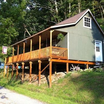 Cabin on Fish Creek in West Virginia