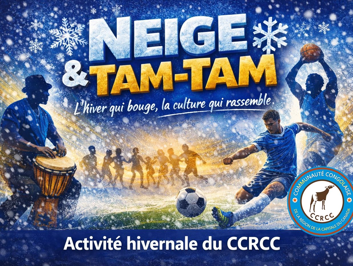 Image bannière officielle de Neige & Tam-Tam, activité hivernale gratuite du CCRCC axée sur le socce