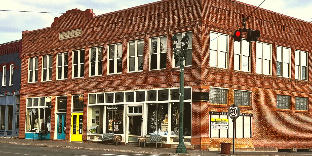 The historic Hugus Building named "HERITAGE".