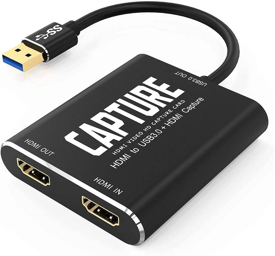 High USB to HDMI streaming Video Capture Card - PCs, Laptops, PS4, XBOX