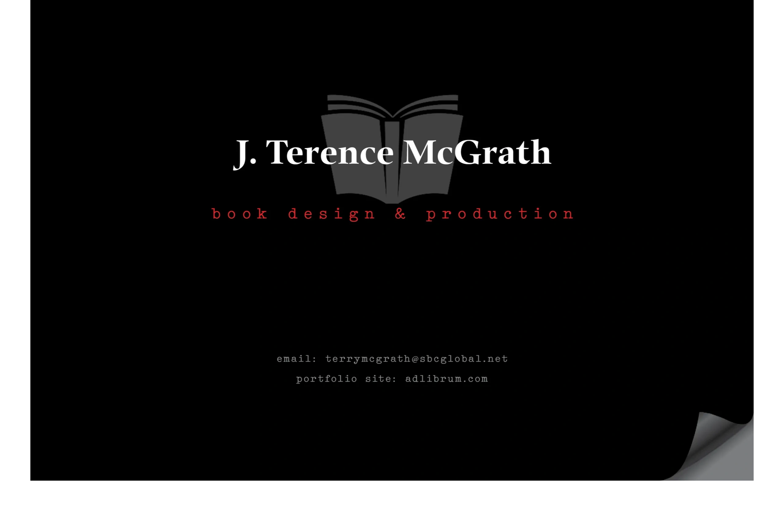 book design and production