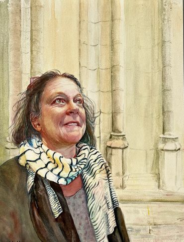 on panel, 30 x 40 cm