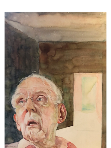 " When the music starts to fade"1
Watercolor on panel, 12x16"
2022
Winner of the international jurie