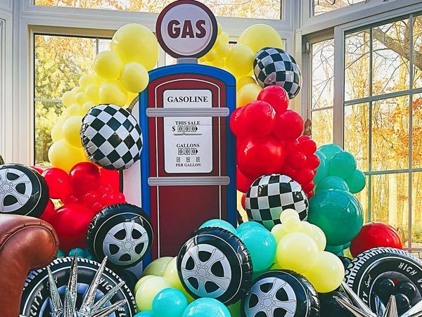 Car Themed Balloon Garland 
Two Fast Birthday 
Car Balloons
Vroom Vroom Birthday 
Boy Birthday Theme