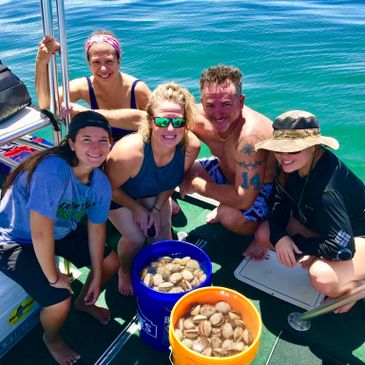 Scalloping adventures await you with Capt Frank's Private Charter Tours