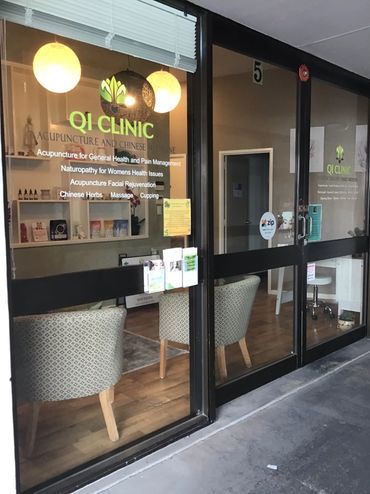 Front Window of clinic.