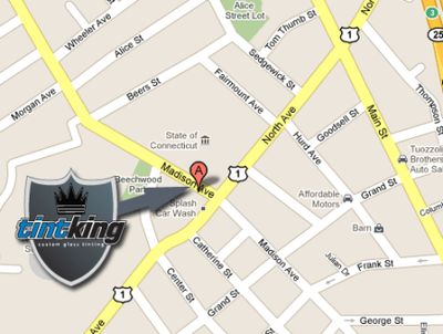 Tint King Bridgeport, CT Map