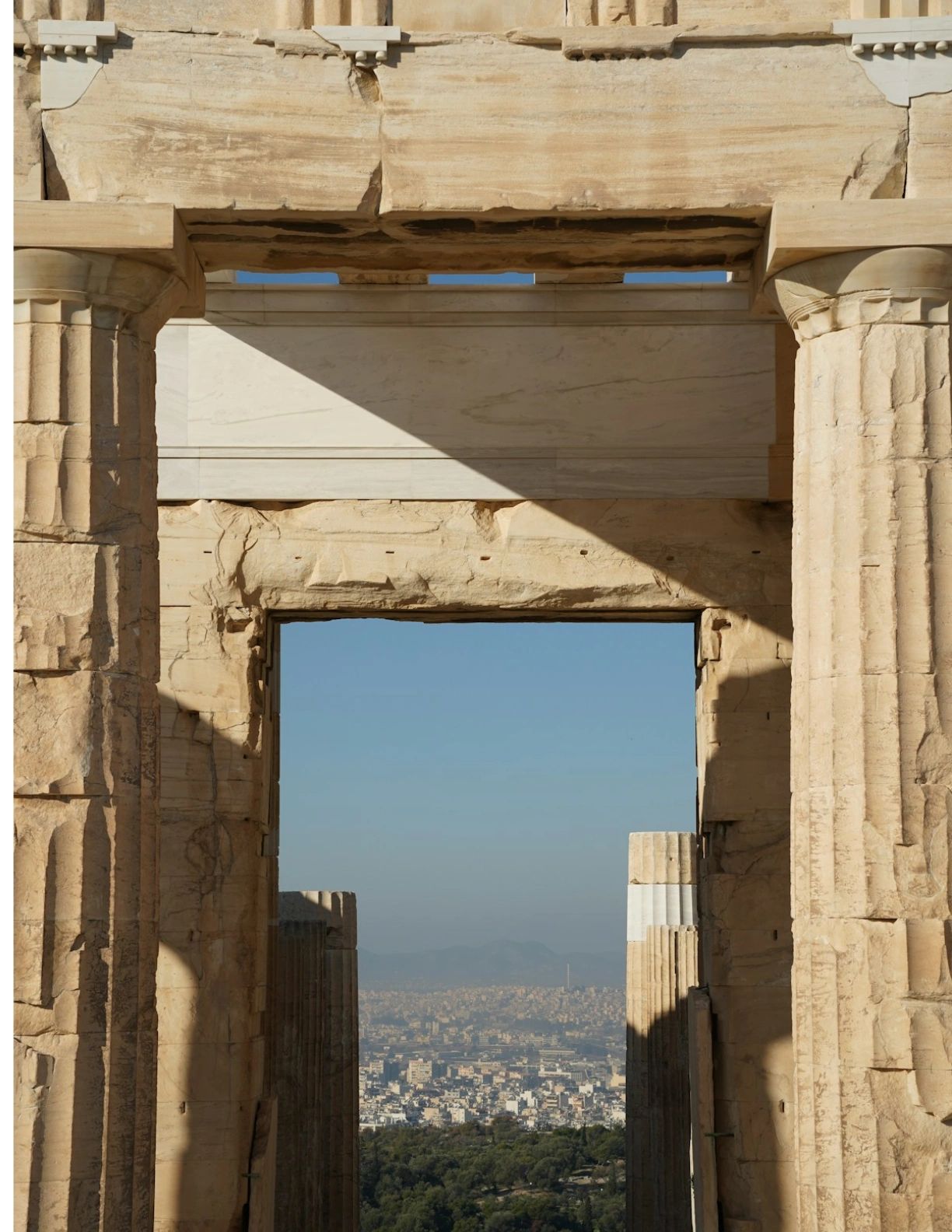 parthenon, home of Athena. Athena turned medusa into a gorgon
