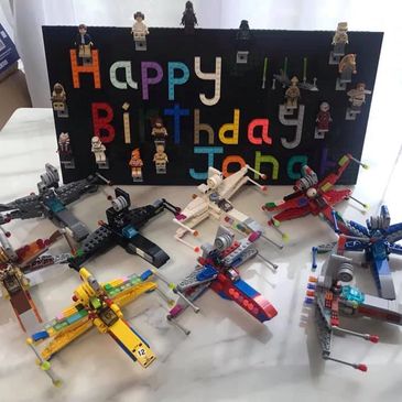 Star Wars X-Wing lego hong kong party kids zipline