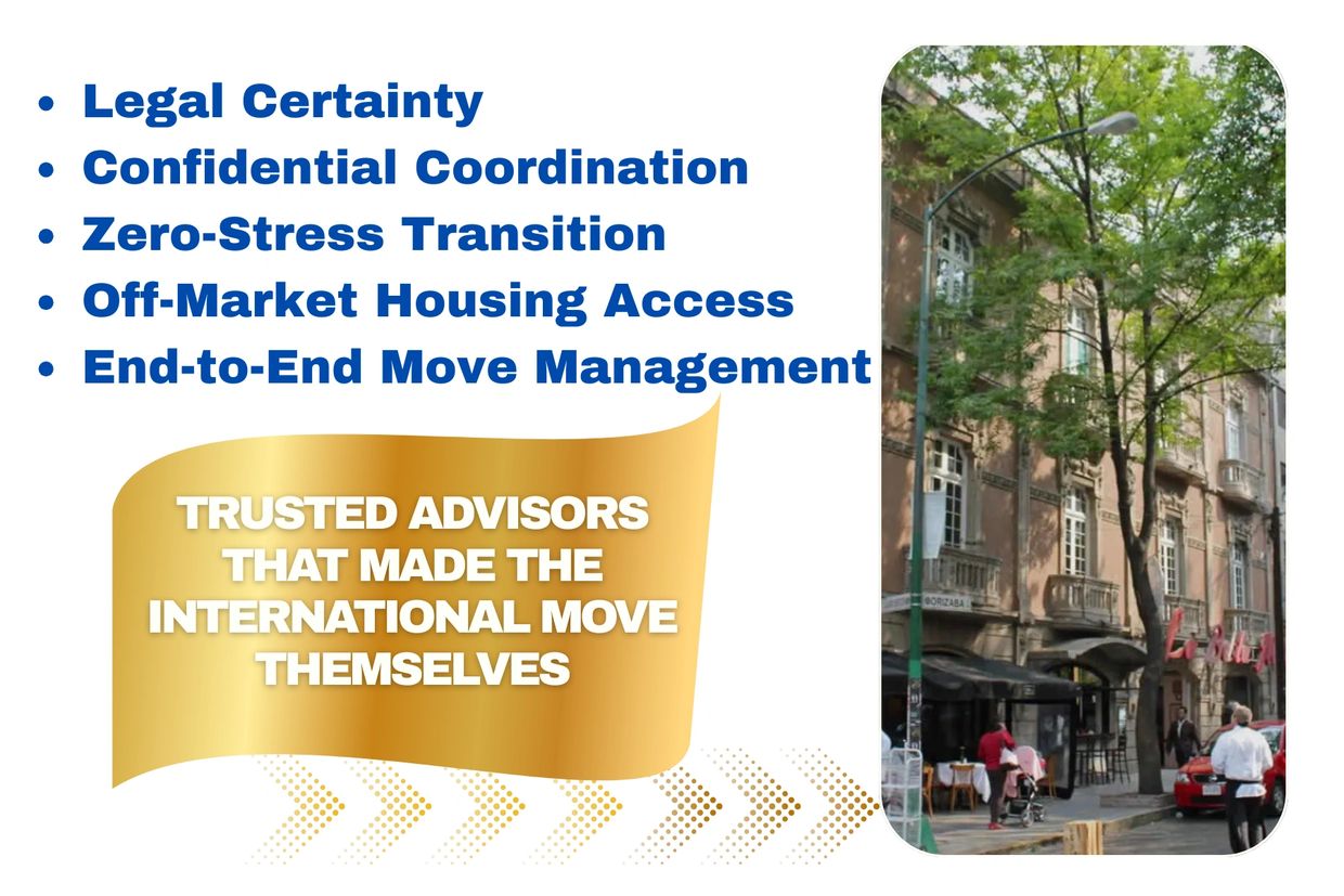 Key benefits of trusted international move advisors with end-to-end management and confidential coordination.