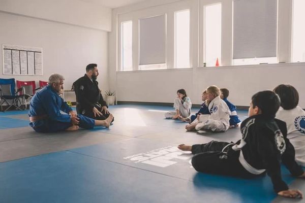 Kids attending Gi Class in our Main mat room. 