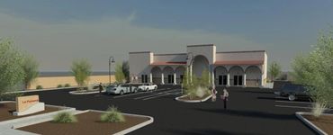 Complete design of commercial plaza in Glendale, Arizona