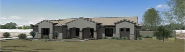 Custom home, constructued of ICF.