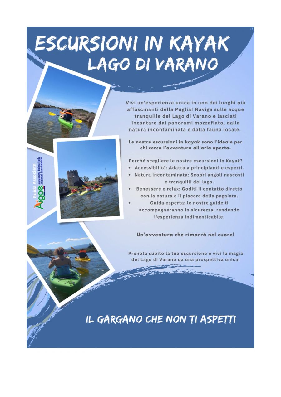 Lago di Varano in kayak
