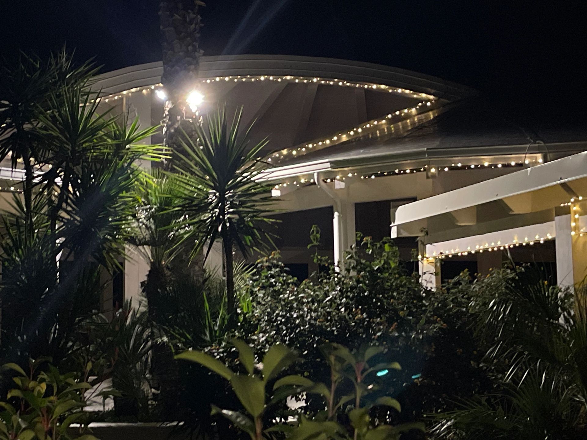 Gazebo di notte Isola dei Sapori