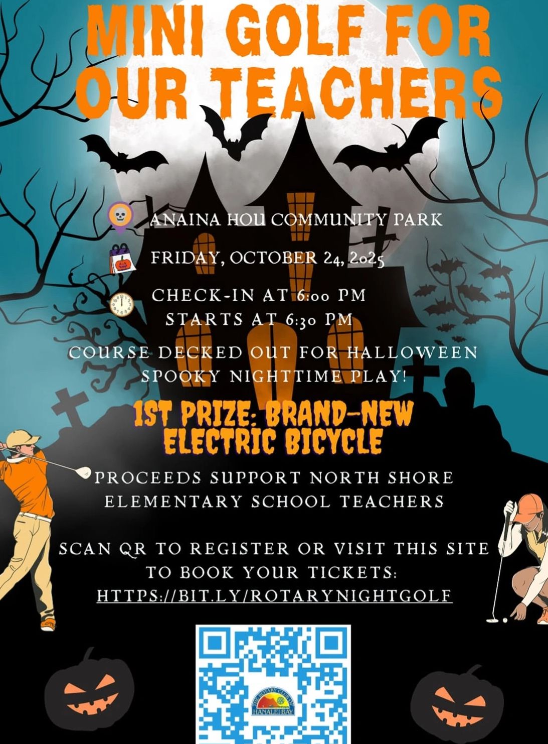Halloween Mini Golf for North Shore
The Hanalei Bay Rotary club suppor theNorth Shore primary 