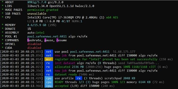 Safex Emporium Xmrig Mining Windows 10