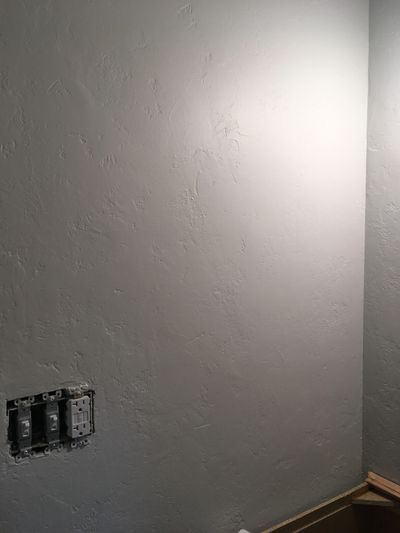 Painting, wall repair, new texture
