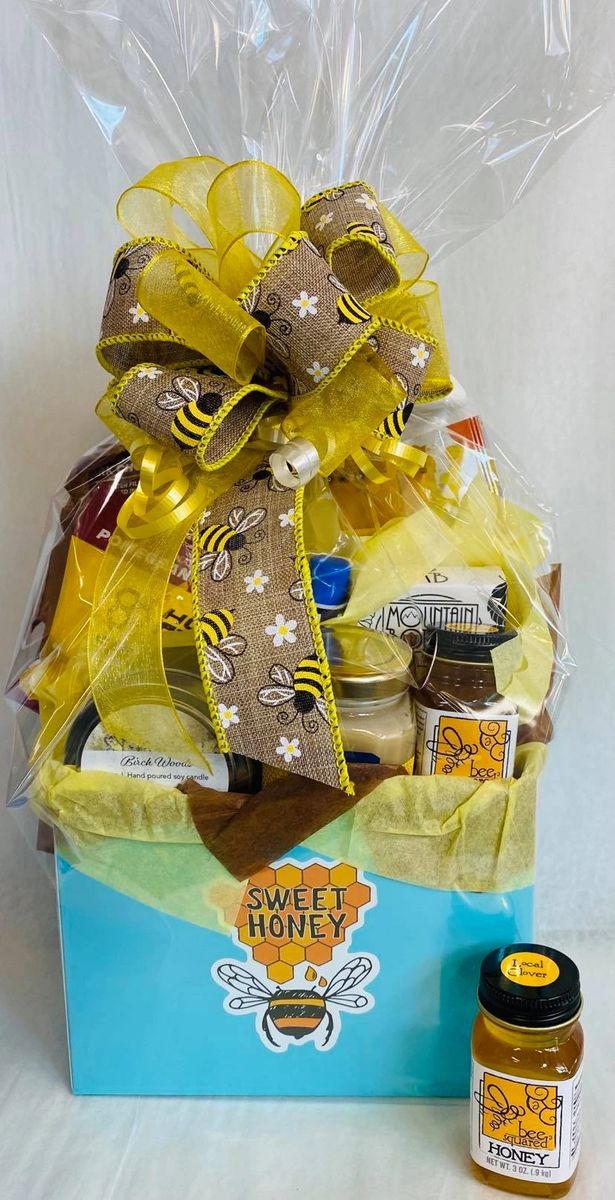 Bee Happy Bee Themed Gift Basket