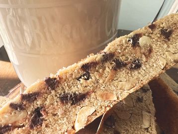 Peanut Butter Cup Biscotti