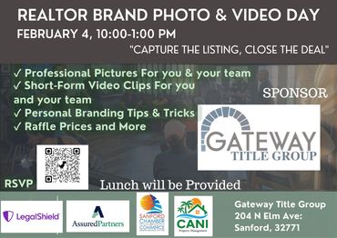Update your online presence with a new professional picture and branding opportunity. 