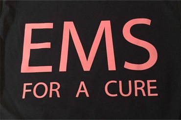 A pink EMS print design