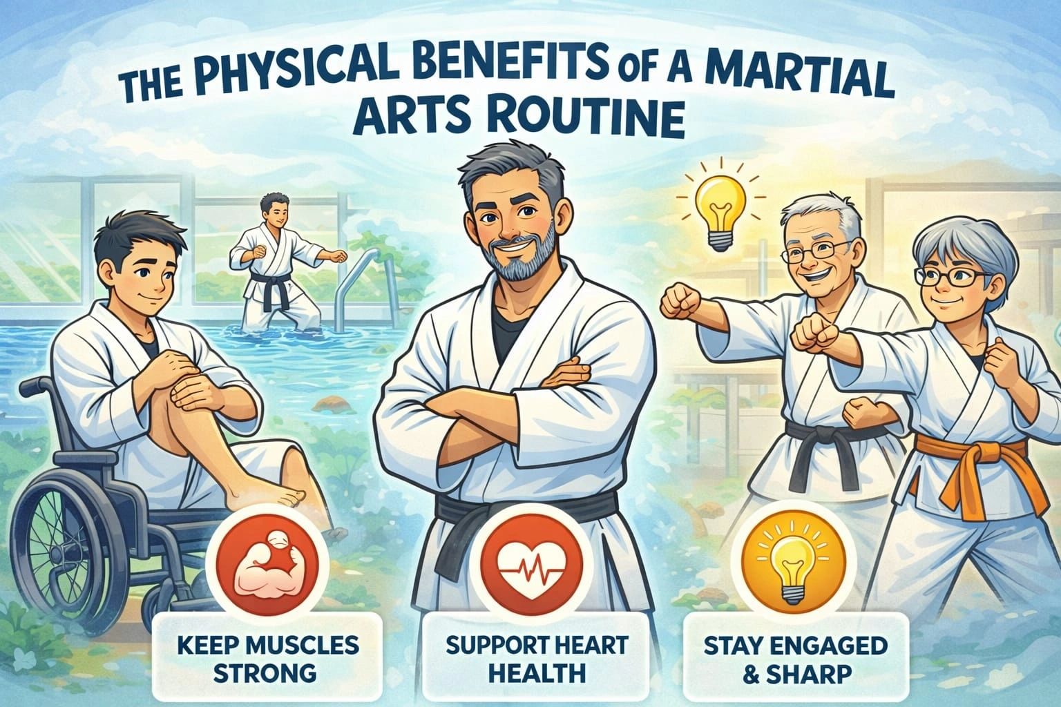 The Physical Benefits of a Martial Arts Routine