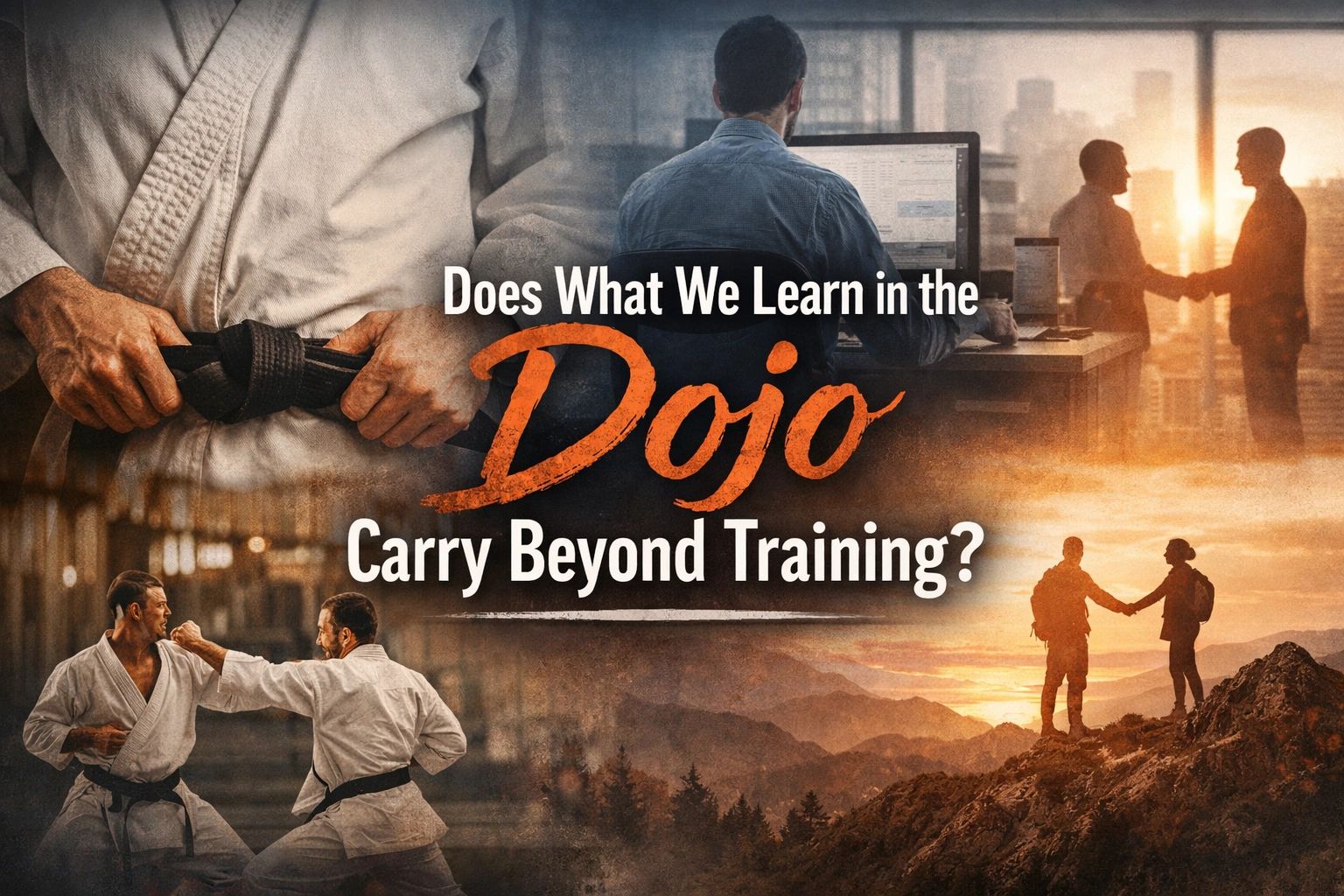Dojo Workout Does What We Learn in the Dojo Carry Beyond Training?