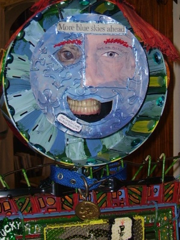 Wonderful Man sculpture by Kimbo