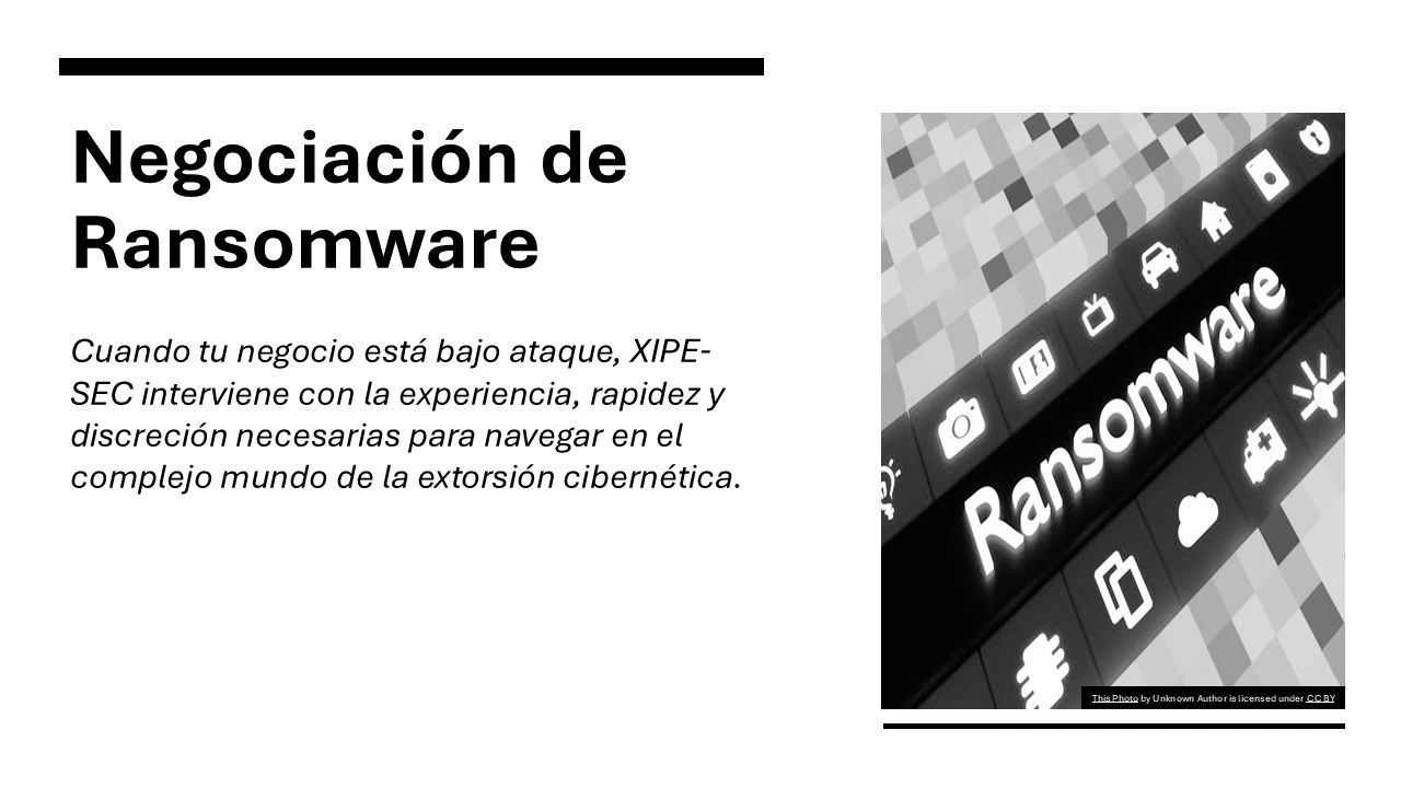 Negociación de Ransomware