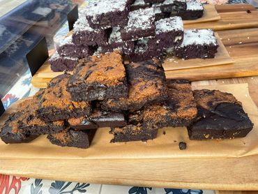 biscuit ube dark chocolate OG original brownie blondie