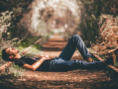 laying on old track