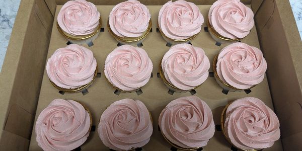 12 gluten free cupcakes with rosette frosting North Richland Hills